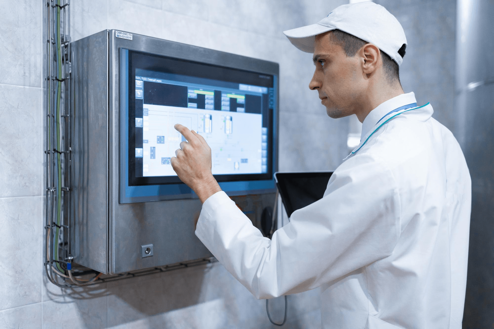 Automatic front load machine check-up