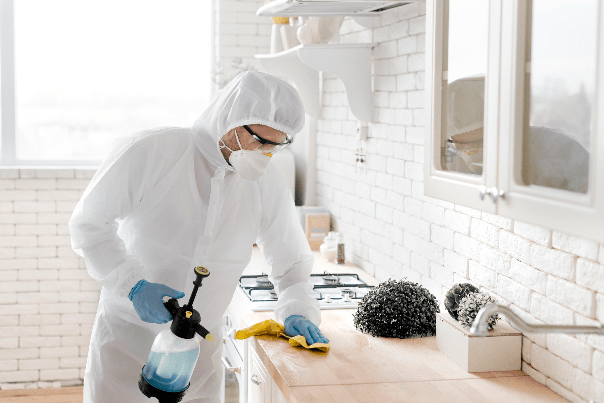 Pest control (includes utensil removal)