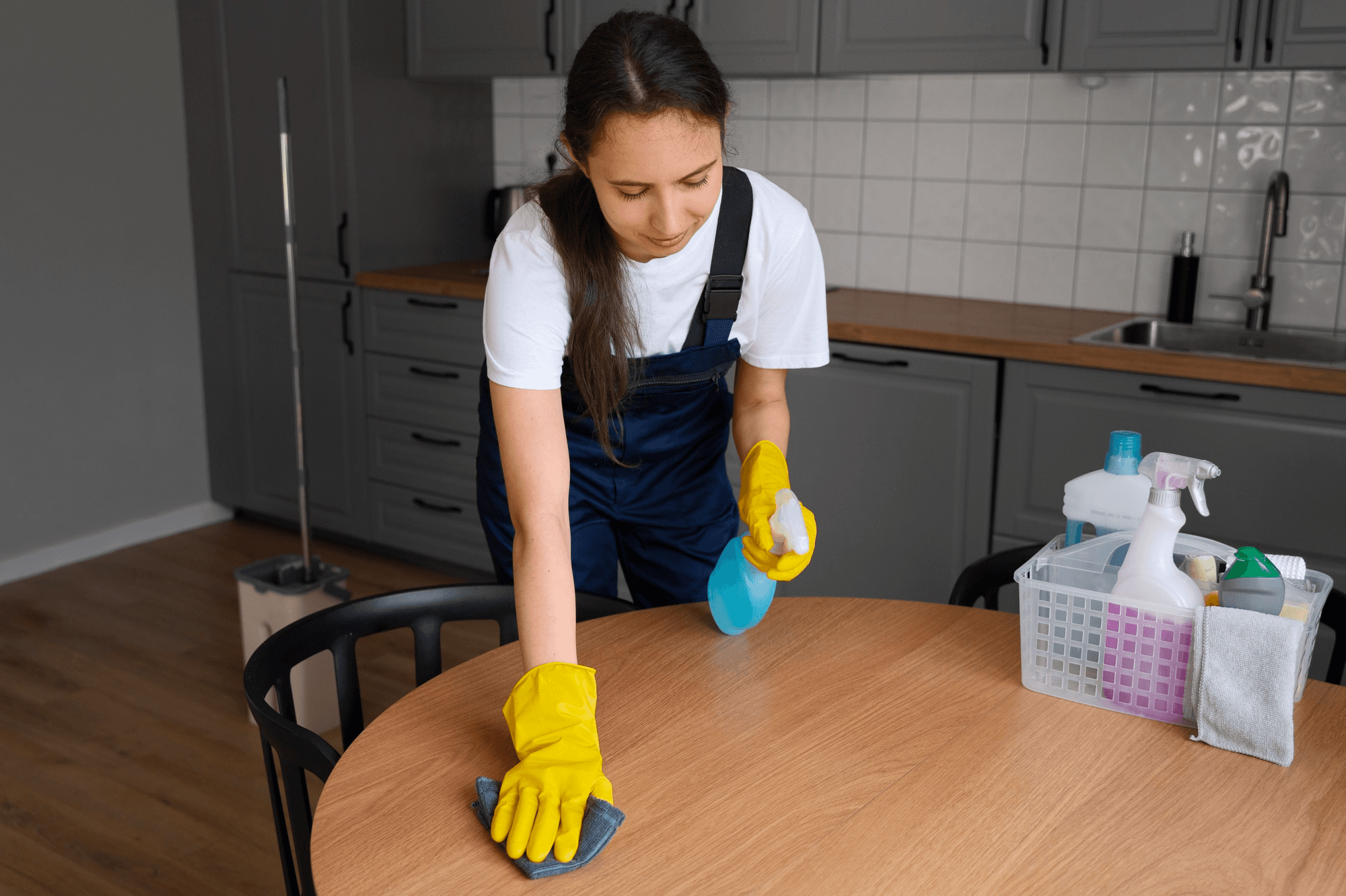 Dining table & chair cleaning